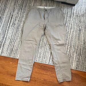 H&M Light Gray Chinos for Men